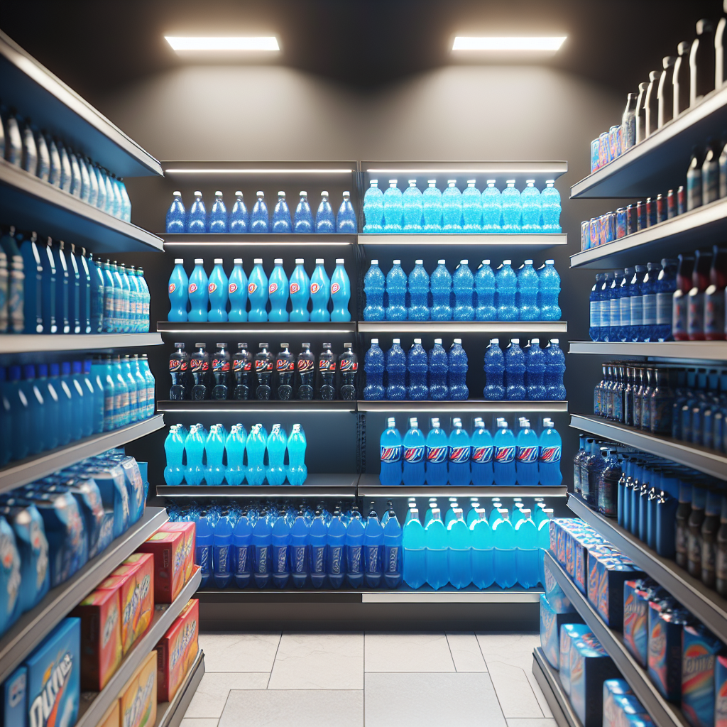 なぜコンビニで見つかりにくいの?青いドリンクの事情