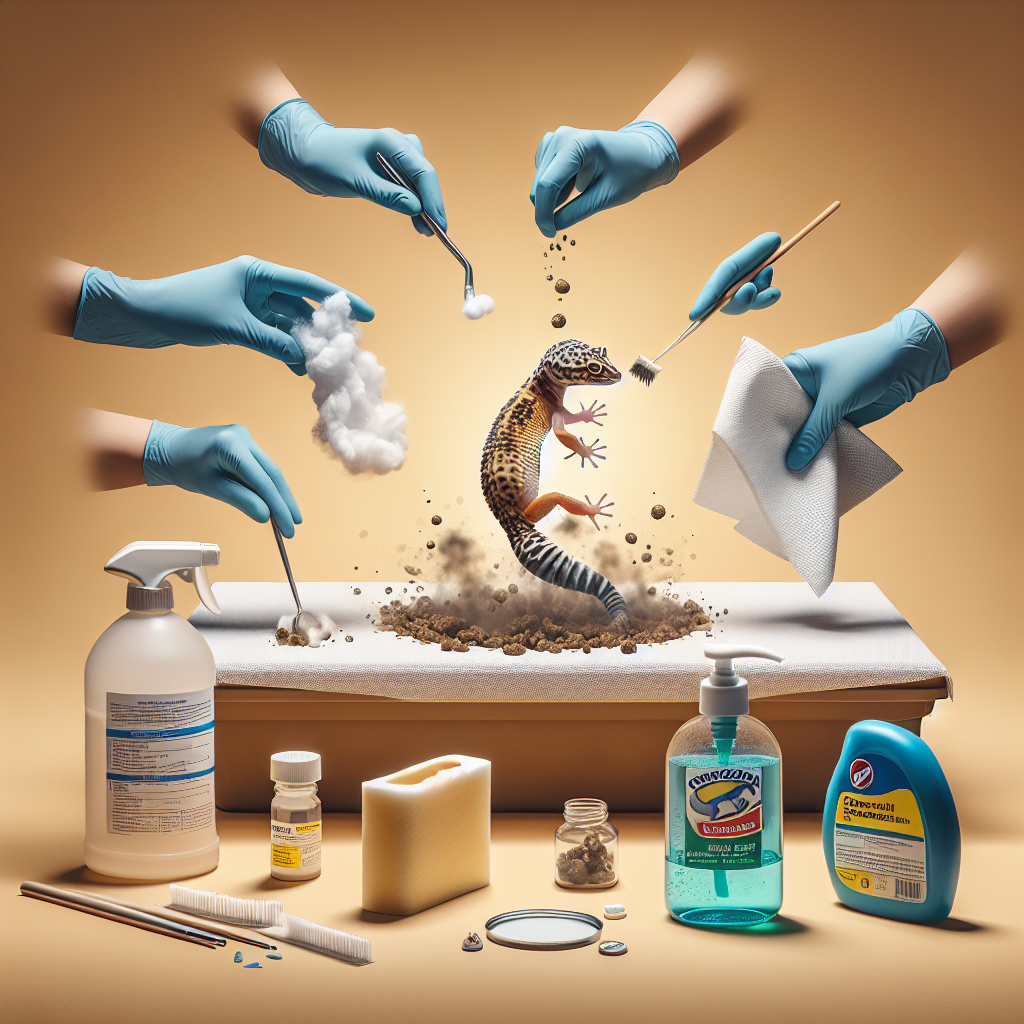 ヤモリのふんは「すぐ回収→除菌で2回拭き」が安心です